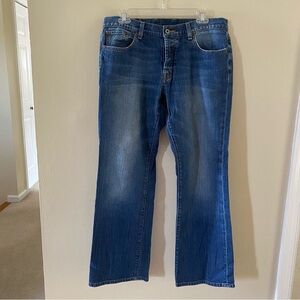 VIN Button Fly Men Short Inseam LUCKY Brand Jeans by Gene Montesano Size 33 x 30